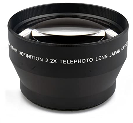 2.2x Teleconverter Lens Professional 67mm Optical Glass Telephoto Lens Oil-proof For For Butterfly Flowers
