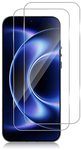 Funrae 2 Piezas Protector de Pantalla para Xiaomi Mi 17 Pro Max con 2 Piezas Protector de Lente de Cámara, 0.33MM HD 9H Ultra Resistente Cristal Templado Vidrio Templado