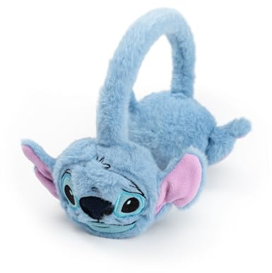 Disney Lilo & Stitch Cache-oreilles moelleux pour fille Bleu | Protection d'oreille chaude pour l'hiver | Parfait pour le temps froid et les activités de plein air