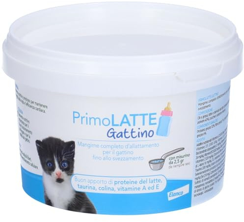 ELANCO | Primo Latte Gattino 200 gr, mangime completo d'allattamento per il gattino fino allo svezzamento