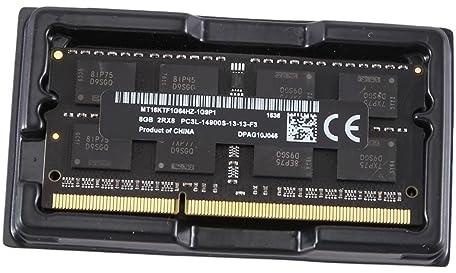 Tacdas Mémoire RAM DDR3 pour Ordinateur Portable 8 Go 1866 MHz PC3-14900 2RX8 204 Broches 1,35 V SODIMM pour Accessoires de Remplacement pour Mémoire RAM pour Ordinateur Portable