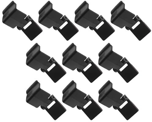 Abaodam 10pcs Terrarium Lid Clips Abs Plastic Reptile Tank Locks for Turtle Box Fish Tank Enclosure Accessories
