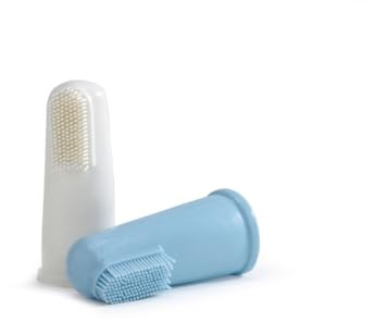 Beeztees 796235 Zahnbürste als Fingerhut, 5.5 cm, 2 Stück