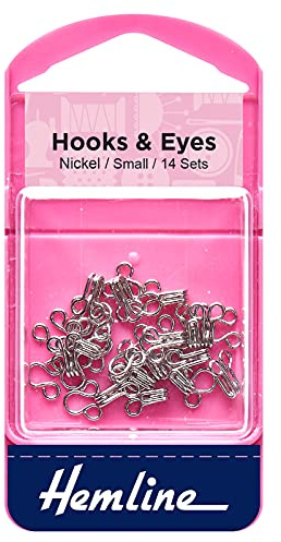 Hook and Eye Size 1: Nickel//Silver
