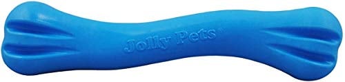 Jolly Pets JOLL080AG Hundespielzeug Bone TPE, L/XL, 19 cm, blau