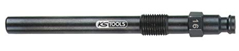 KS Tools 150.3676 Glühkerzen Adapter, M10x1,0 mit Außengewinde, Länge 99 mm
