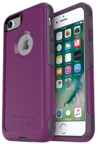 OTTERBOX Commuter Series Case for iPhone SE (2nd Gen - 2020) & iPhone 8/7 (NOT Plus) - Retail Packaging - Plum Way (Plum Haze/Night Purple)