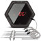 Inkbird Bluetooth Thermometer Grill mit 6 Fühler Magnet für Küche Essen Smoker BBQ Kochen Thermometer iPhone Android Smartphone(IBT-6XS, Schwarz)