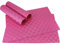 matches21 Tischset Platzset MODERN Platzmatten 4er Set geflochten Kunststoff 45x30 cm Pink/abwaschbar