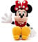 Disney Store Kleines Kuscheltier Minnie Maus, 33 cm / 12”, Kultfigur roten Pünktchenkleid mit Schleife und Stickereien, für alle Altersstufen geeignet