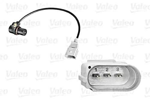 VALEO-254149-Impulsgeber, Kurbelwelle-Anzahl der Pins : 3 - Plug Type : D-FORM - Mit Kabel : YES - Sondenlänge [mm] : 24 - Sensortechnik : INDUCTIVE | Kompatibel mit: AUDI A3, A3 Sportback, A4 B6, A4 B6 Avant, A4 B7, A4 B7 Avant, A4 B7 Cabriolet, A6 Allroad C6, A6 C6