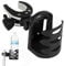 Vive Cup Holder - Attachable Cupholder for Stroller, Wheelchair, Desk, Water Bottle, Coffee Mug, Drink Glass & Can - Adjustable Mountable Clip for Bike, Rollator - Large, Universal & Portable w/Clamp