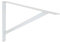 Toolerando Regalträger Regalwinkel Regalhalter, Tragkraft 50 kg/Träger, 330 x 500 mm, Weiß