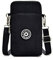 perfecti Handy Umhängetasche Universal Handytasche zum Umhängen Kartentasche Geldbörse Handy Schultertasche Mini Crossbody Tasche Damentasche für Frauen, 19 x 10 x 6cm