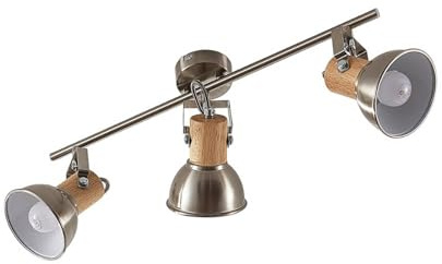 Lindby Ceiling Light Dennis dimmable (Modern) in Silver Made of Metal for e.g. Kitchen (3 Light Sources, E14) from floodlight Spotlight