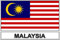 Akachafactory Sticker Aufkleber Flaggen Flagge Fahne MAL Malaysia