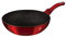 BERLINGER HAUS - Wok 30 cm, 3 capas granito-mármol, mango ergonómico suave al tacto con protector gratuito, línea metálica Borgoña Edition