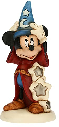 THUN - Mickey Mouse mit magischen Sternen - Kleines Format - Living, Icons - Geschenkidee - Disney Fantasy Line - Keramik - 6,7x6x13,3 cm h