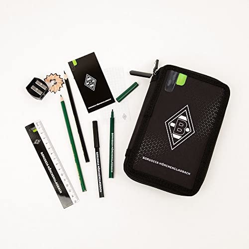 Borussia Mönchengladbach Schuletui Schulmappe Federmappe schwarz, 215102