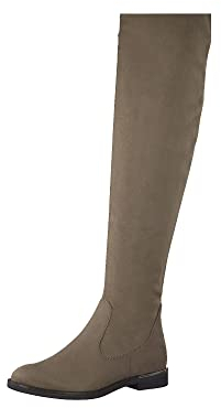 Tamaris Donna 1-1-25589-29, Stivale sopra Il Ginocchio, Marrone, 37 EU