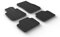 AROBA GL0359 Design Gummi Fußmatten kompatibel mit BMW 3er Limousine & Touring F30 F31 M3 F80 BJ. 02.2012-02.2019 erhöhter Rand 4tlg Farbe Schwarz Gummimatten Automatten passgenau