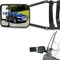 Abschleppspiegel, TOTMOX 1 Stück Auto Außen Zusatzspiegel Anhängerspiegel, Universal Wohnwagenspiegel Caravanspiegel Außenspiegel Rückspiegel, Wohnwagen Zubehör Stützlastwaage Spiegel, Verstellbare