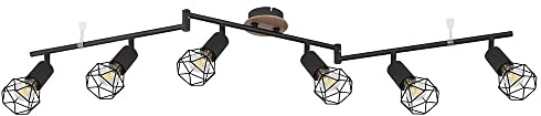 Globo Ceiling Light Living Room 116 cm Metal Black