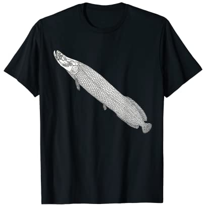Arapaima Fisch-Shirt, Amazonas-Fluss-Angeln, Fischer-Geschenk T-Shirt