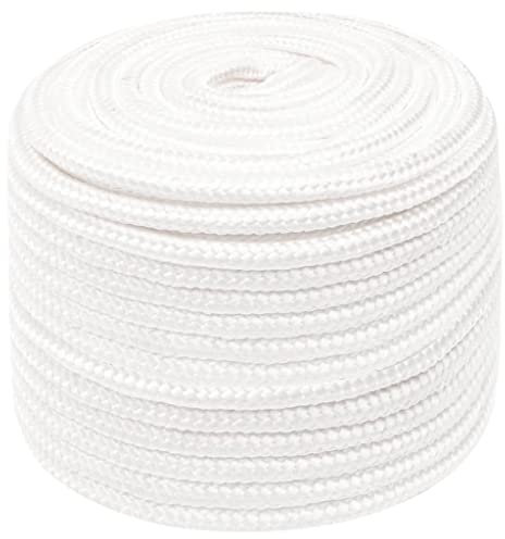 vidaXL Cuerda de Barco Polipropileno Blanco Intenso 12 mm 100 m