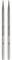 KnitPro K36172 Nadel Tipps, Edelstahl, Silber, 10cm, 3.25mm, 2 Count