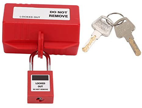 100‑220V Electrical Plug, Device with 38mm Padlock Key Lockout for Industrial Chemical Electric Power