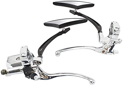 Für Harley Für Ho-nda Für Yamaha Motorrad 1 Lenker Kupplung Bremspumpe Hauptbremszylinder Handhebel Rückspiegel Combo