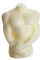 Dekohelden24 Hochwertige Kerze aus Sojawachs als Männerkörper, Mars-Figur, Ivory-Farben, Größe: L/B/H ca. 6 x 9 x 12 cm