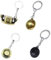 Ubephant schlüsselanhänger, keychain, anime schlüsselanhänger, 4 stück strohhut anime schlüsselbund, Cartoon Schlüsselbund für Kinder Fans