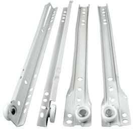 AERREGI GUIDE PER CASSETTI GUIDE A ROTELLA BINARI SCIVOLI PER CASSETTI MONDO CONVENIENZA DONATI (40 CM)