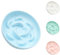 Gamelle Anti-Glouton Chat Céramique - Série Pastel pour Alimentation Lente - Bol Nourriture Anti-Vomissement - Écuelle avec Labyrinthe Interactif - Bleu Pâle - 16 x 3 cm