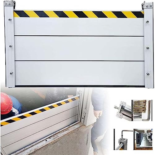 Generisch Hochwasserschutz für Kellerfenster, Hochwasserschutz, Aluminiumlegierungsmaterial, gut wasserdicht, geeignet für Garageneinfahrt, Tür, Straße usw., 100 x 60 cm