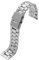 Armband 18 mm, 20 mm, 22 mm, 24 mm, massives Edelstahl-Armband, Arc, passend for Seiko, passend for Citizen, passend for Longines, passend for Tissot, passend for Casio, Armband for Herren(Flat-silver