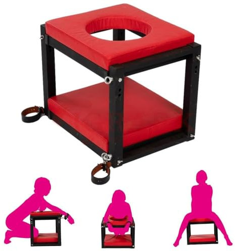 Sex Stuhl Sklaventrainer Stuhl Sexspielzeug Handschellen Bondage Fetisch SM Stuhl Sex Couch Handschellen Bondage Porno Fit Paare Punktion Fesseln BDSM-Toilettenstuhl Fäkalienkonsum Gesichtssitzen