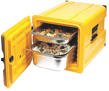 Thermobox - Warmhaltebehälter Essen, Nicht mit Styroporbox zu verwechseln, GN-Box Ausführung mit Speisetransportbehälter - Ideal als Speisetransportbox (Thermobox 400: 44 cm- 46 cm- 66.5 cm)