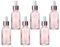Beaupretty 6Pcs Pink Glass Dropper Bottles Portable Leak Essential Oil Containers for Aromatherapy Perfume Blends Refillable and Reusable Glass Bottles