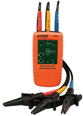 Extech instruments 480403 Extech strumenti e tester di rotazione del motore di 3 fasi