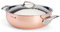 de Buyer - Konischer Bratentopf aus Kupfer PRIMA MATERA mit Henkel und Deckel aus Edelstahl - 28 cm - 6232.28