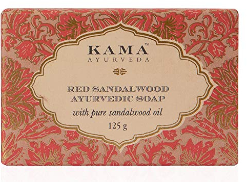 Kama Ayurveda Ayurvedische Seife mit reinem Sandelholzöl, 125 g
