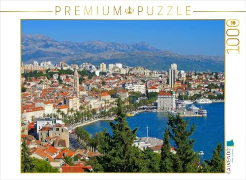 CALVENDO Puzzle Split, Ansicht vom Marjanpark | 1000 Teile Lege-Größe 64 x 48 cm Foto-Puzzle für glückliche Stunden