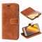 Mulbess Handyhülle für Samsung Galaxy A5 2017 Hülle, Leder Flip Case Schutzhülle für Samsung Galaxy A5 2017 Tasche, Cognac Braun