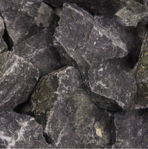 Hamann Mercatus GmbH Gabionen Steine Basaltbruch anthrazit 70-120mm - 600kg Big Bag Garten Dekoration Einfahrt Hof
