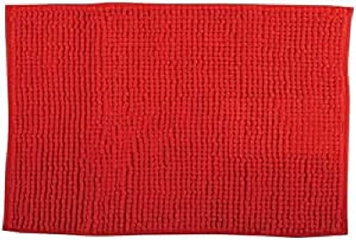 MSV Badematte, Chenille, 60 x 90 cm, Rosa