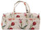 Household Storage Bag Fabric Craft Knitting Needles Storage Bag Sewing Needles Organizer Bag As a Cosmetic Bag Desk Storage Travel Storage(Red)