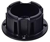 Möbelfuß Stützfuß verstellbar 13-24,5cm Bettfuß Möbelfüße Bettfüße Boxspringbett (H 27 MM)